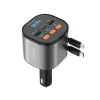 FM RECTRACTABLE 50W CAR CHARGER PD-30W